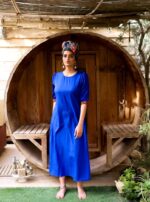 ⁦SATYA embroidery maxi dress⁩ – תמונה ⁦6⁩