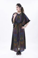 ⁦Poncho Print dress⁩ – תמונה ⁦2⁩