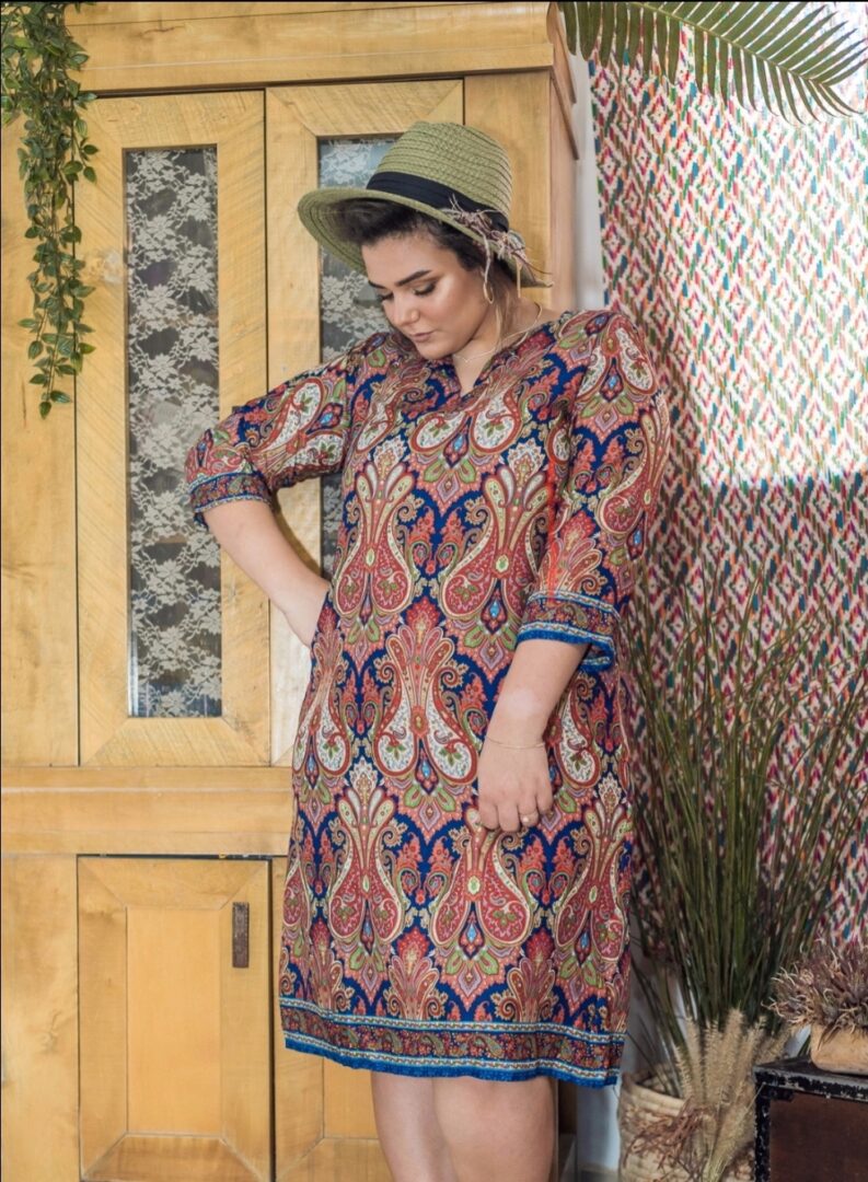 MAYA Paisley Dawn dress – תמונה 1