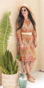 ⁦MAYA PAISLE DRESS⁩ – תמונה ⁦2⁩