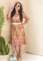 ⁦MAYA PAISLE DRESS⁩ – תמונה ⁦3⁩