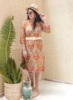 MAYA PAISLE DRESS