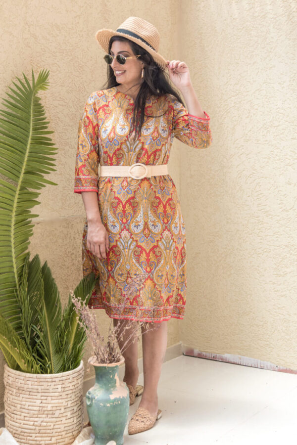 MAYA PAISLE DRESS