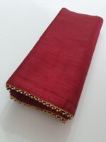 ⁦Brocade scarf maroon⁩ – תמונה ⁦2⁩