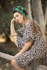 ⁦Tai GREEN scarf⁩ – תמונה ⁦3⁩