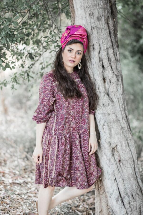 Paisley Dress frill 1914-R