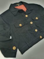 ⁦Buttoned denim jacket⁩ – תמונה ⁦3⁩