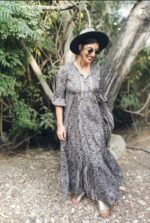 Maxi SDR-HP Paisley dress