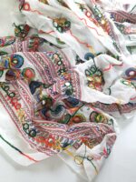 ⁦WHITE mirror scarf⁩ – תמונה ⁦2⁩