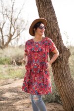 Tunic Gull Hamra Flowers