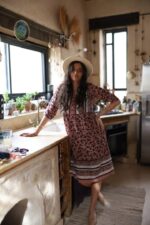 ⁦Antique pink TAMARA dress⁩ – תמונה ⁦3⁩