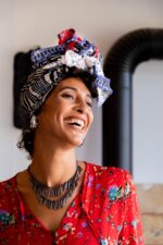 ⁦INALI flower lace scarf⁩ – תמונה ⁦7⁩