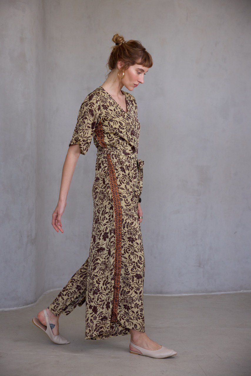 1 אוברול PAZ פרחים – תמונה 1