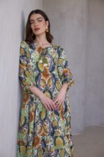 ⁦שמלת BOHO פרחים⁩ – תמונה ⁦2⁩