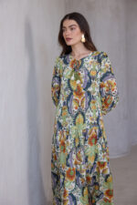 ⁦שמלת BOHO פרחים⁩ – תמונה ⁦3⁩