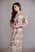 ⁦שמלת SHOHAM פרחים מנטה⁩ – תמונה ⁦4⁩