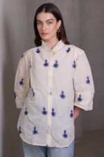 ⁦חולצת OMER רקומה⁩ – תמונה ⁦3⁩