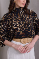 ⁦חולצת Mellisa מנומר⁩ – תמונה ⁦4⁩