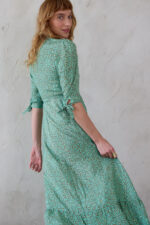 ⁦שמלת Bella Mia טורקיז מוזהב⁩ – תמונה ⁦4⁩