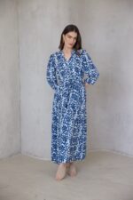 ⁦שמלת הלל block print⁩ – תמונה ⁦2⁩