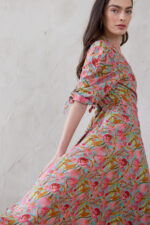 ⁦שמלת EVE רובי מוזהב⁩ – תמונה ⁦5⁩