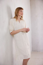 שמלת Net כותנה