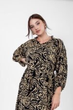 שמלת NOYA זברה חומים