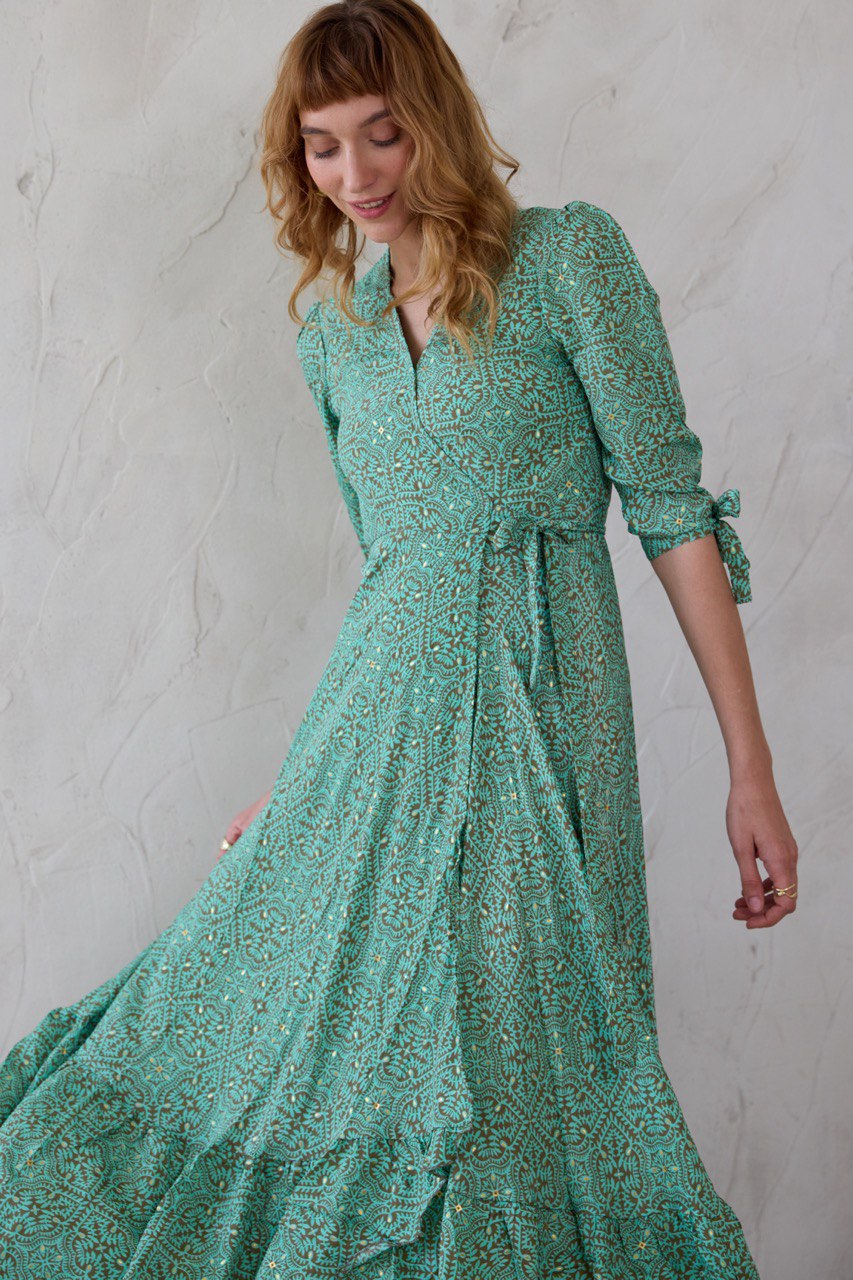 1-3-7.jpg שמלת Bella Mia טורקיז מוזהב – תמונה 1