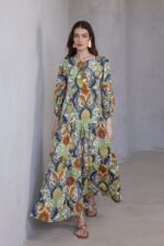 שמלת BOHO פרחים