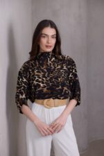 ⁦חולצת Mellisa מנומר⁩ – תמונה ⁦2⁩