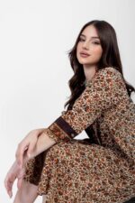 ⁦שמלת TALYA אדמה⁩ – תמונה ⁦2⁩