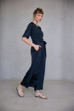 ⁦אוברול ANNA שחור⁩ – תמונה ⁦5⁩