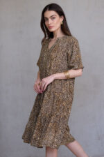 ⁦שמלת SANI מוזהב⁩ – תמונה ⁦3⁩