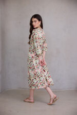 ⁦שמלת SHOHAM פרחים מנטה⁩ – תמונה ⁦2⁩