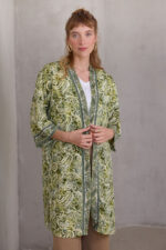 ⁦קימונו EMERALD מוזהב⁩ – תמונה ⁦2⁩