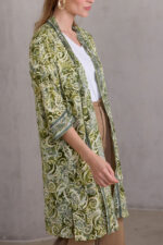 ⁦קימונו EMERALD מוזהב⁩ – תמונה ⁦4⁩