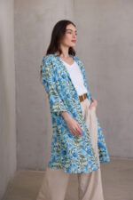 ⁦קימונו פרח SAPPHIRE⁩ – תמונה ⁦2⁩